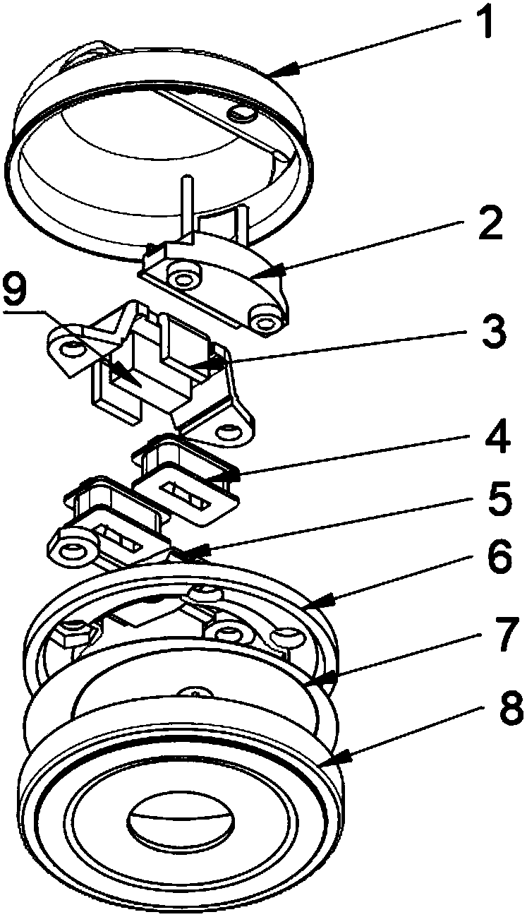 Precision mechanical balance arm electroacoustic conversion device