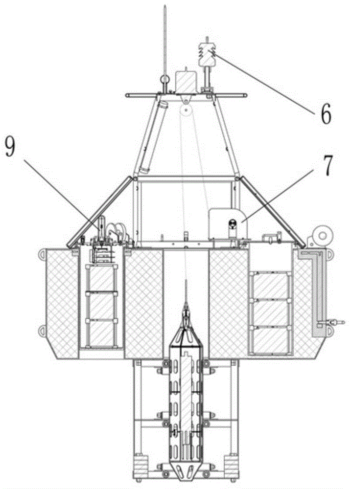 Section measuring buoy monitoring system