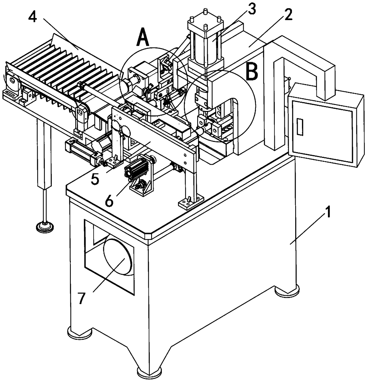 High-precision automatic milling repair device for aviation titanium alloy tube structure