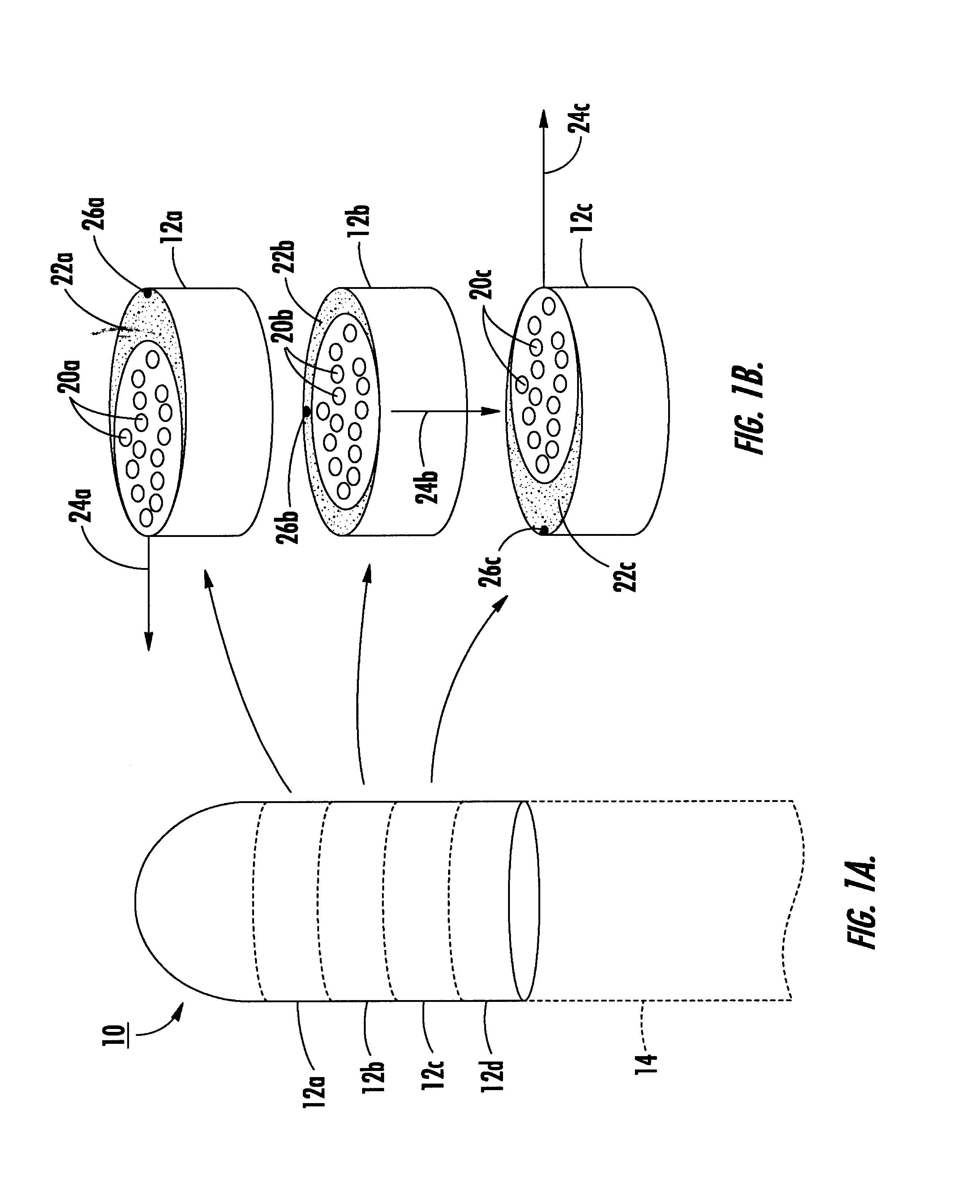 Kinetic energy rod warhead with isotropic firing of the projectiles