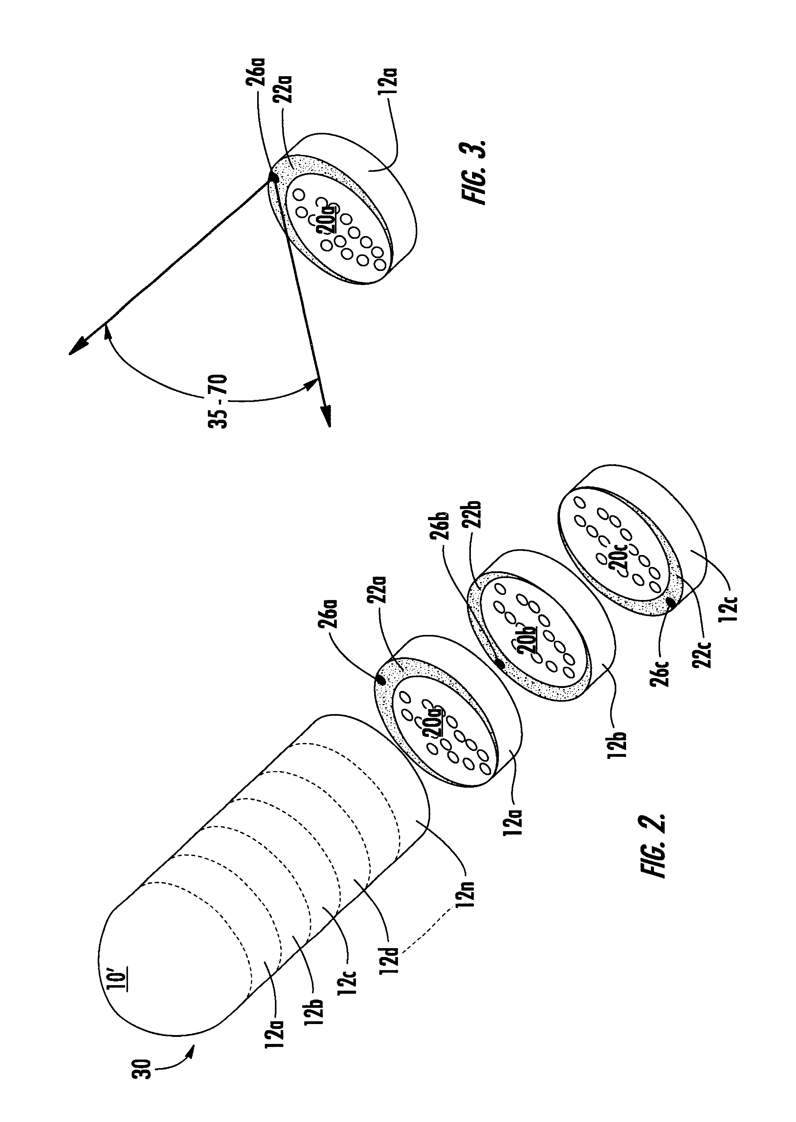 Kinetic energy rod warhead with isotropic firing of the projectiles