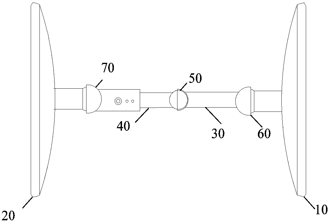 Device, system and method for stretching and fixing intracavity tissues