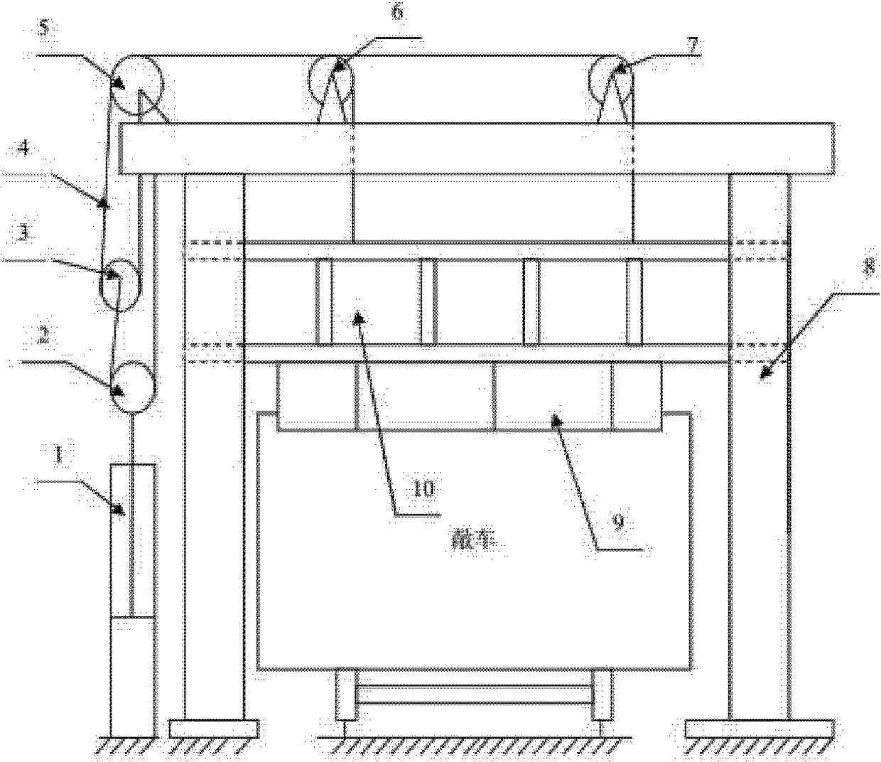 Coal leveling machine