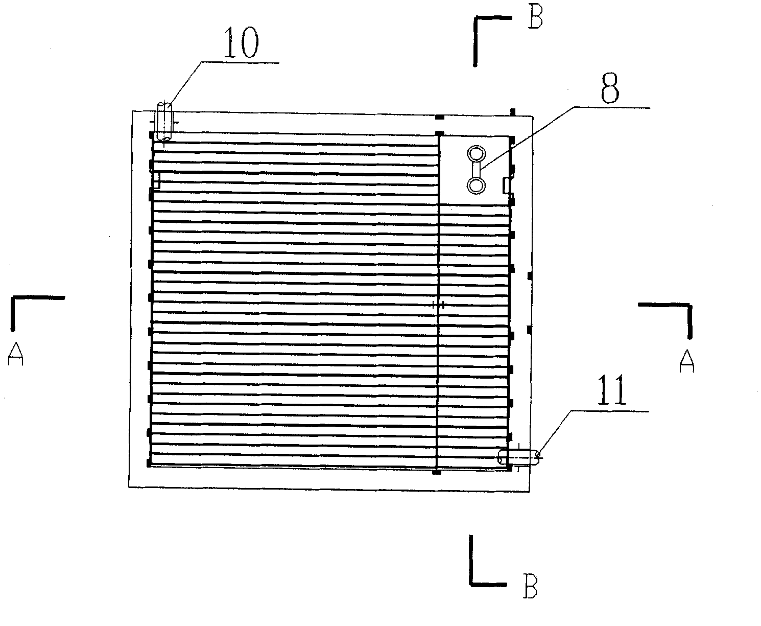 Biological contact oxidation and artificial wetland combined treatment system for grey water of residential area