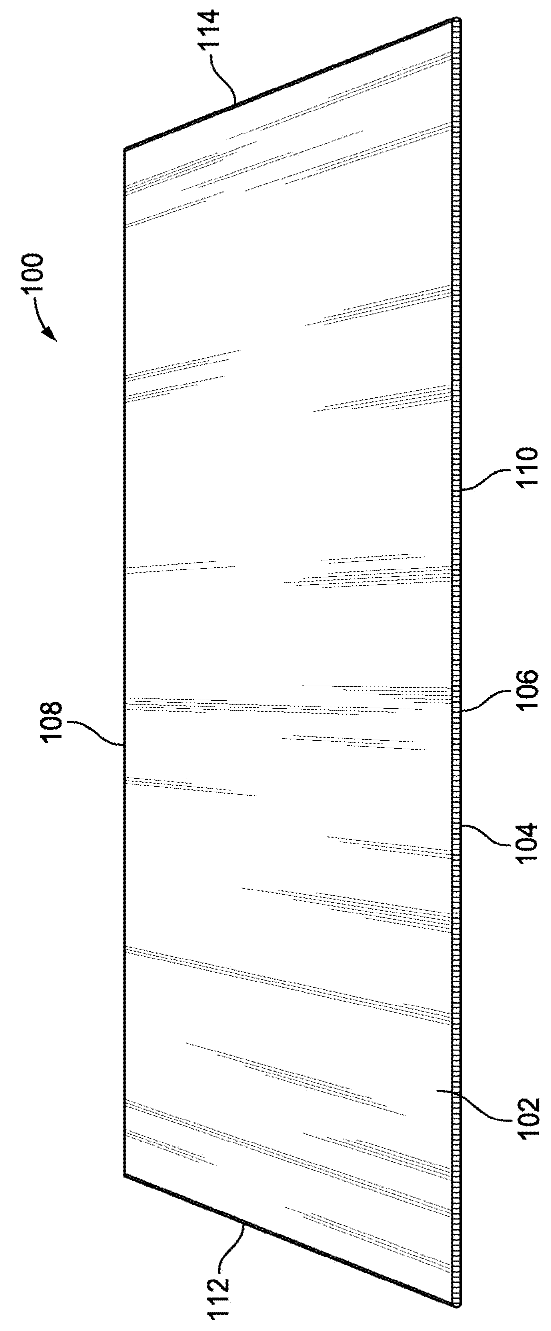 Air vent for welded portion in plastic corrugated material and process for forming welded portion