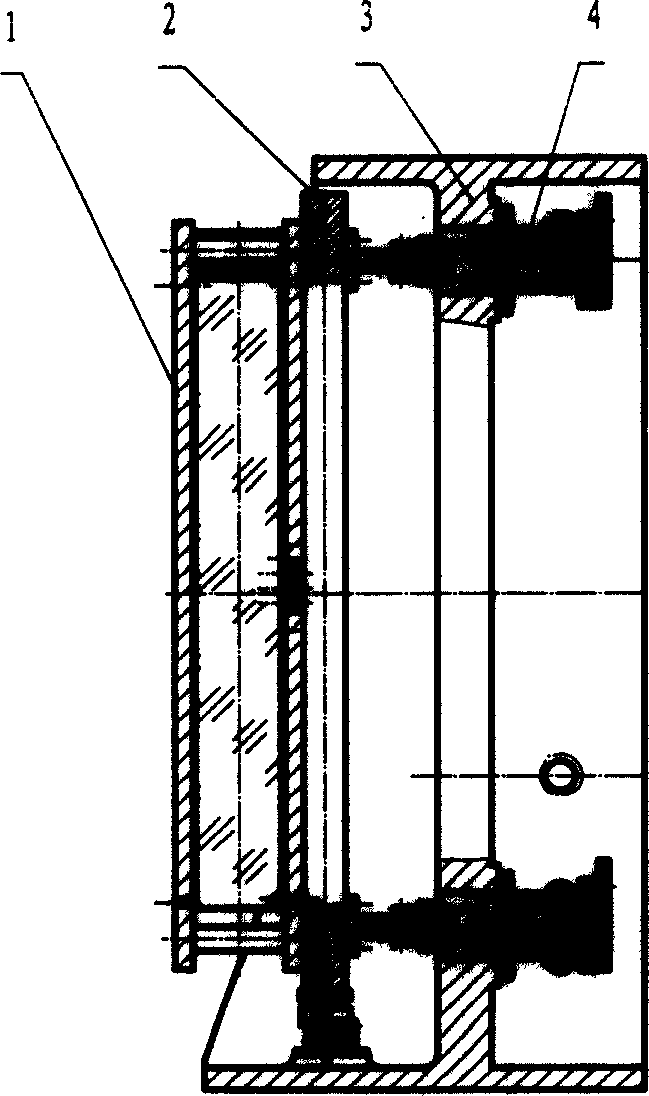 Large caliber standard plate precison regulation stand