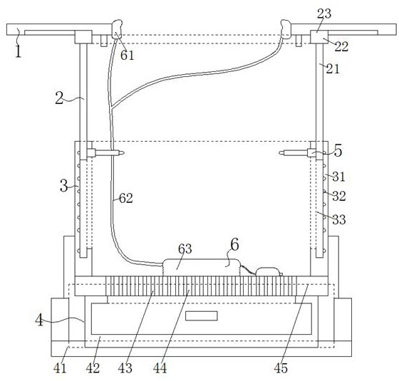 Clinical fumigation treatment device for endocrine