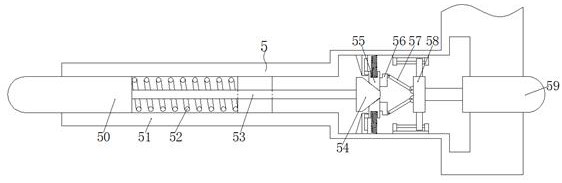 Clinical fumigation treatment device for endocrine