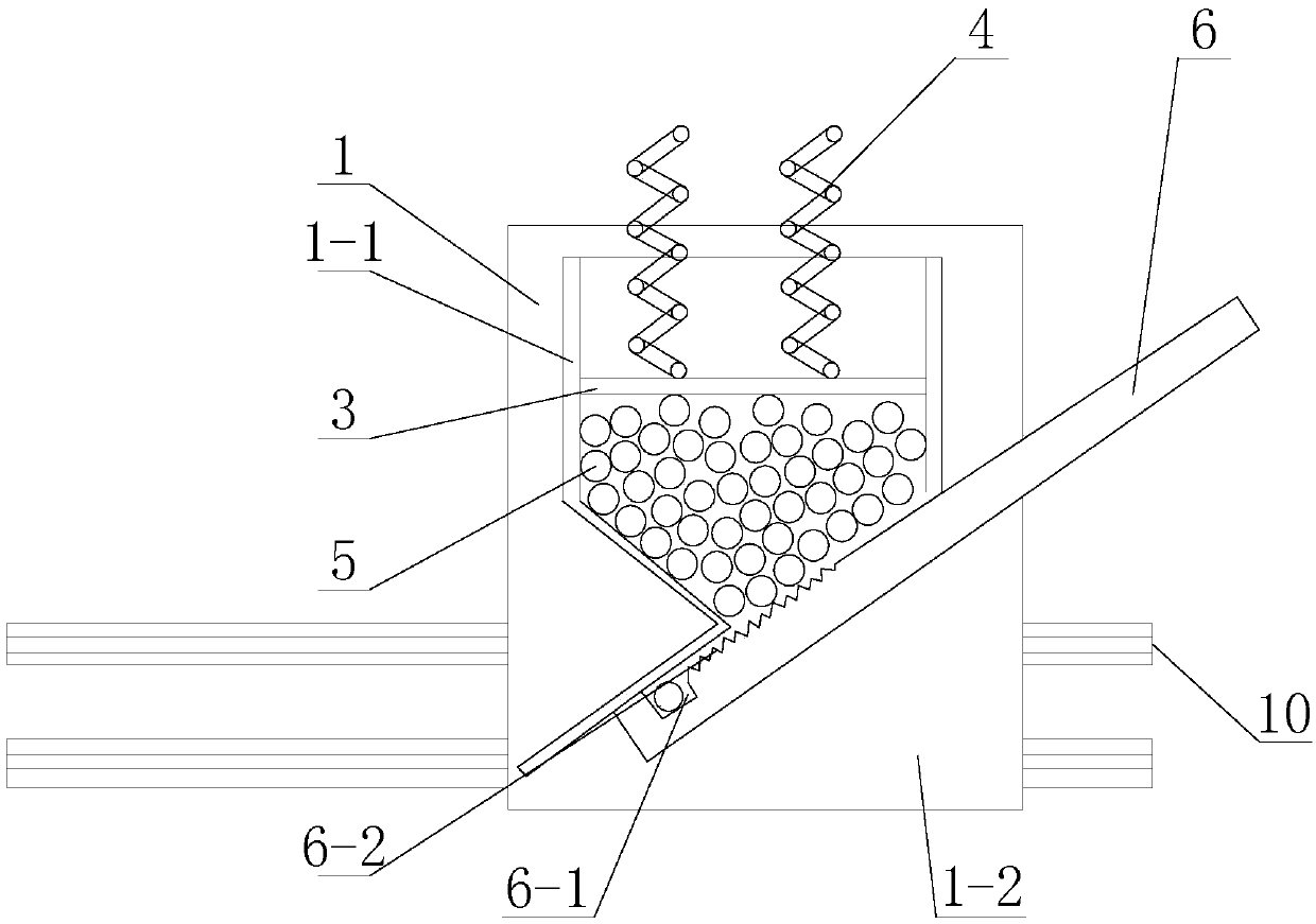 Device for copper column gate array interconnection device column implanting process