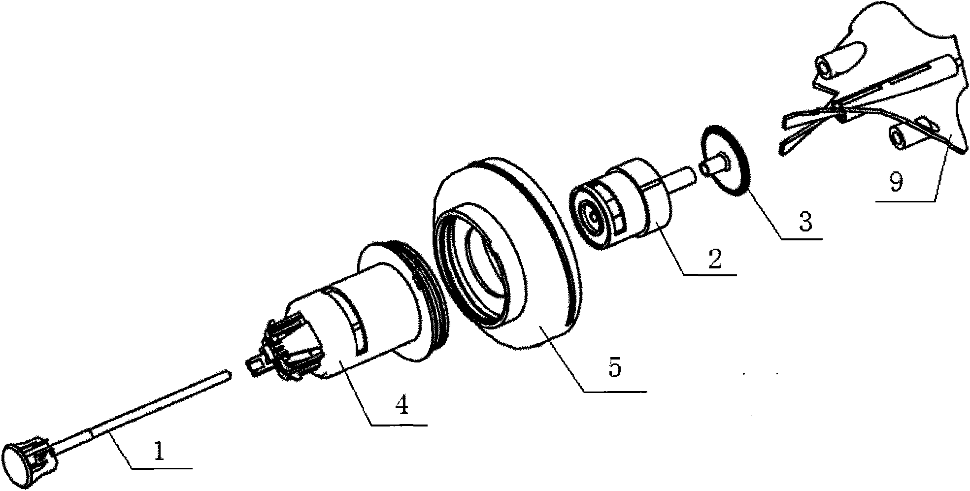 Fastening-operated copier powder supply device