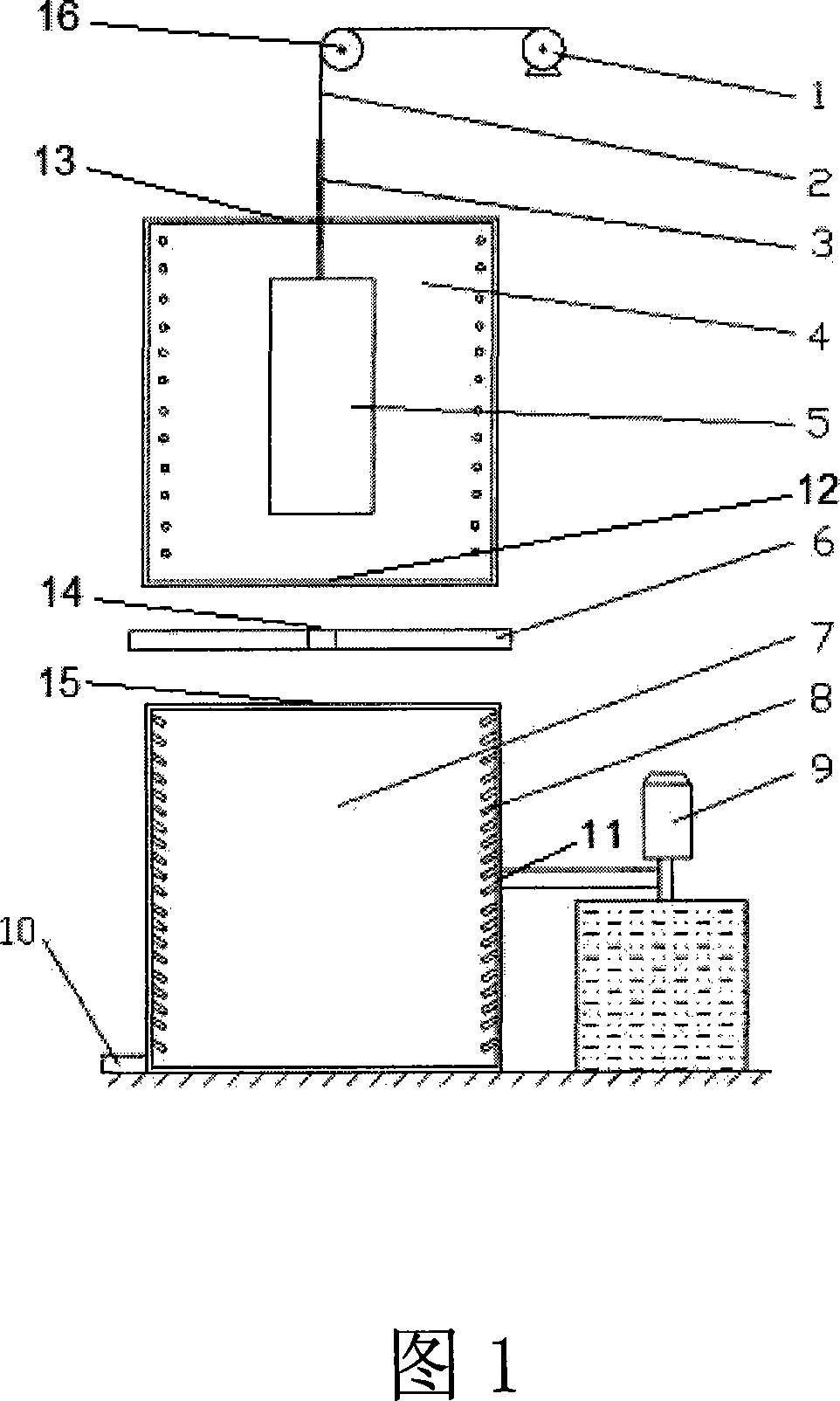 Vertical spray quenching apparatus and quenching technique