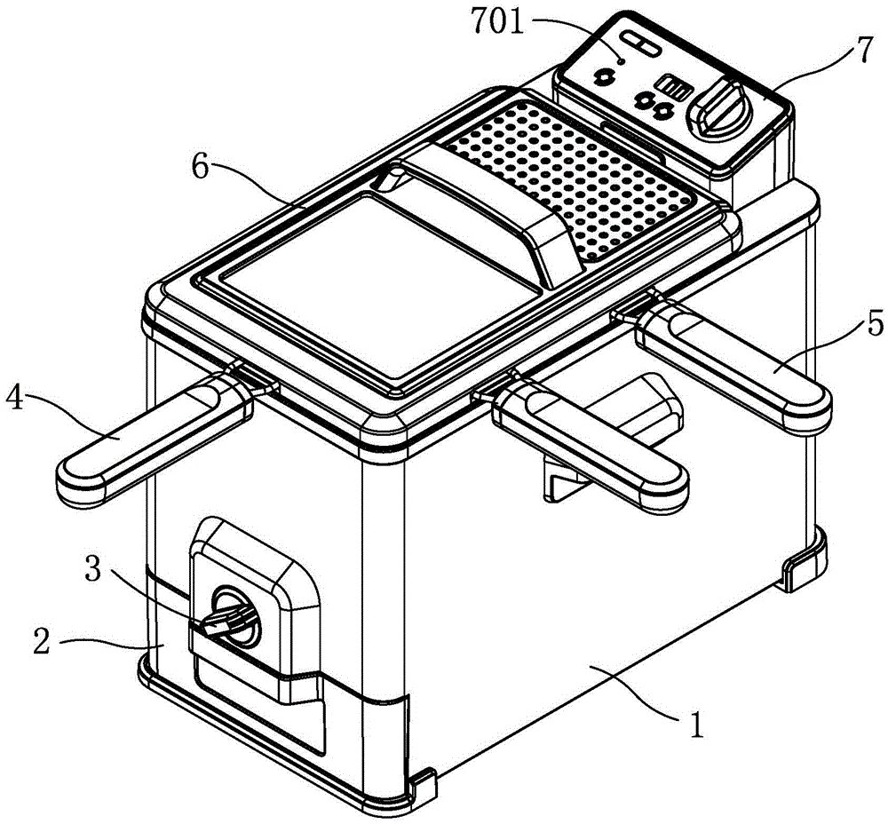 Oil-filtering electric fryer