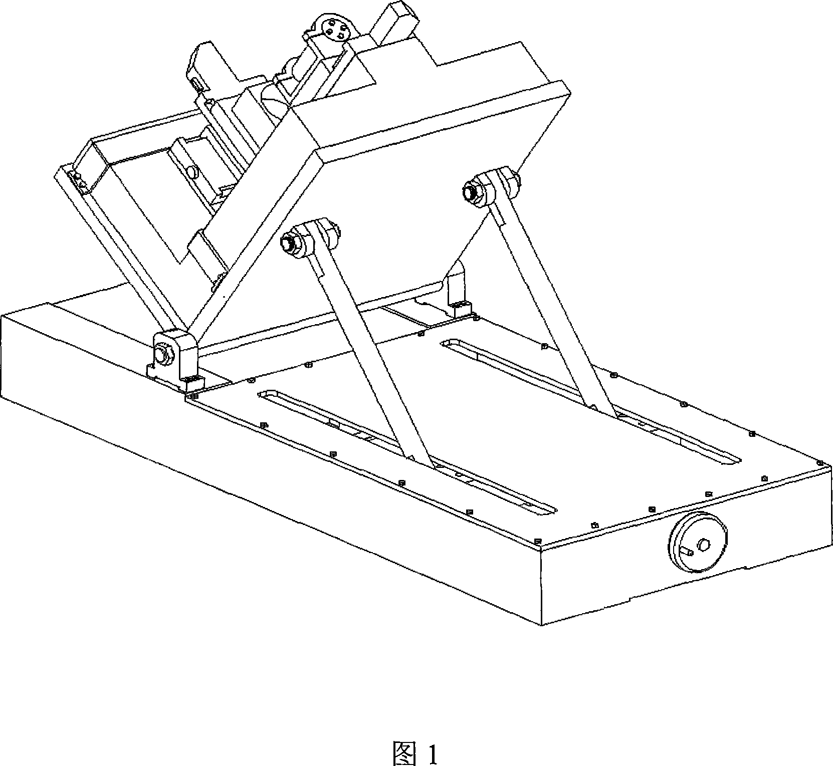 Random working angle precision electrolytic machining method and machine tool