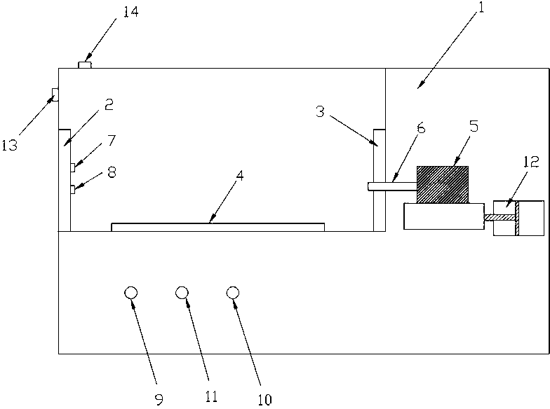 Combined powder removing and paper clipping machine and using method