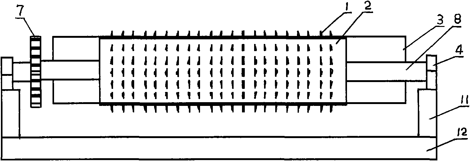 Agricultural microporous plastic film puncher