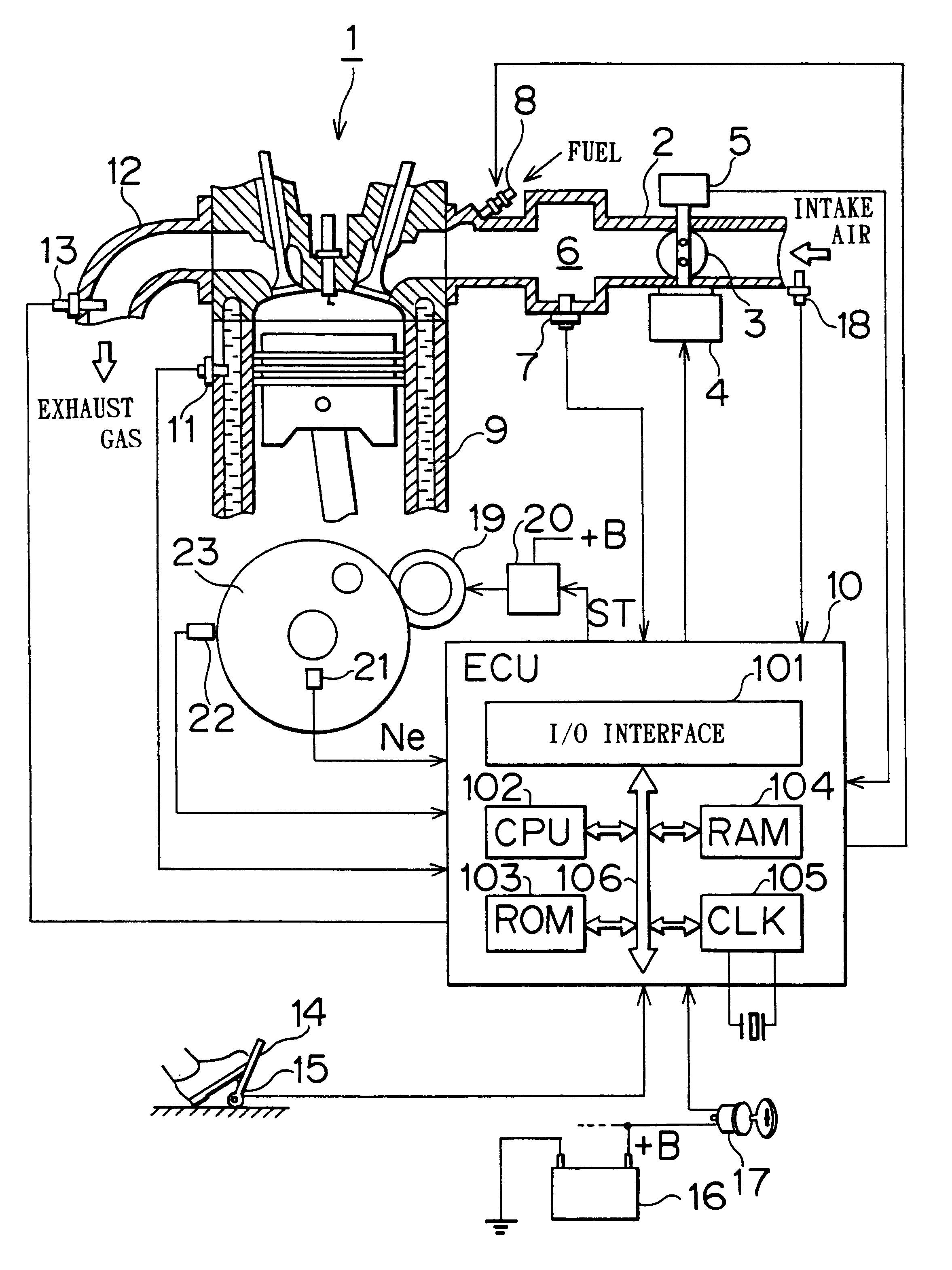 Intake air control system for internal combustion engine