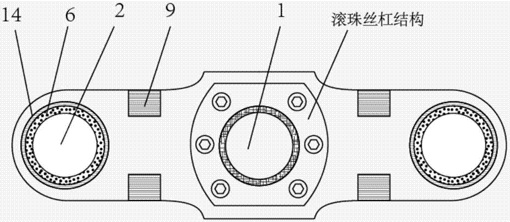 Stabilizing mechanism of monitor vertical conveying device