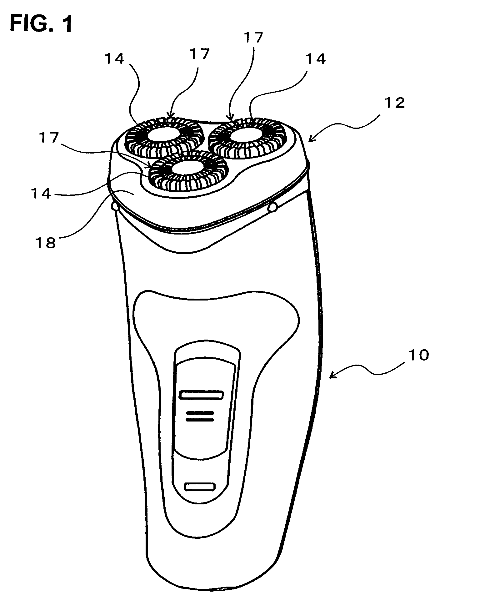 Rotary type electric shaver