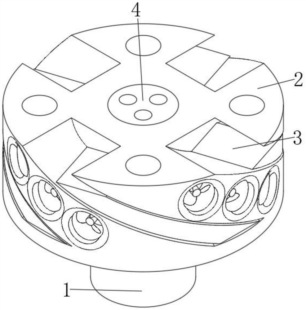 A cylindrical milling cutter capable of quickly changing the milling edge