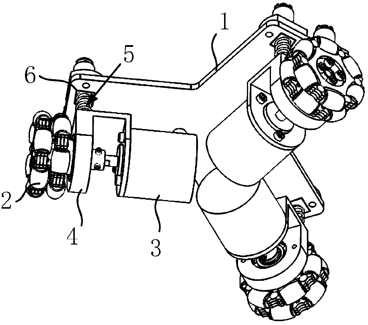 Three-wheel planar position finder