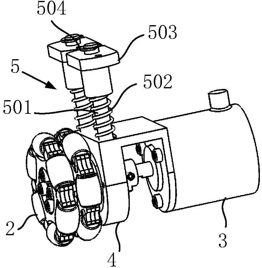 Three-wheel planar position finder