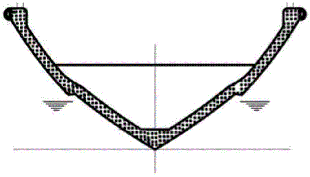 Double-hull bottom double-hull ship