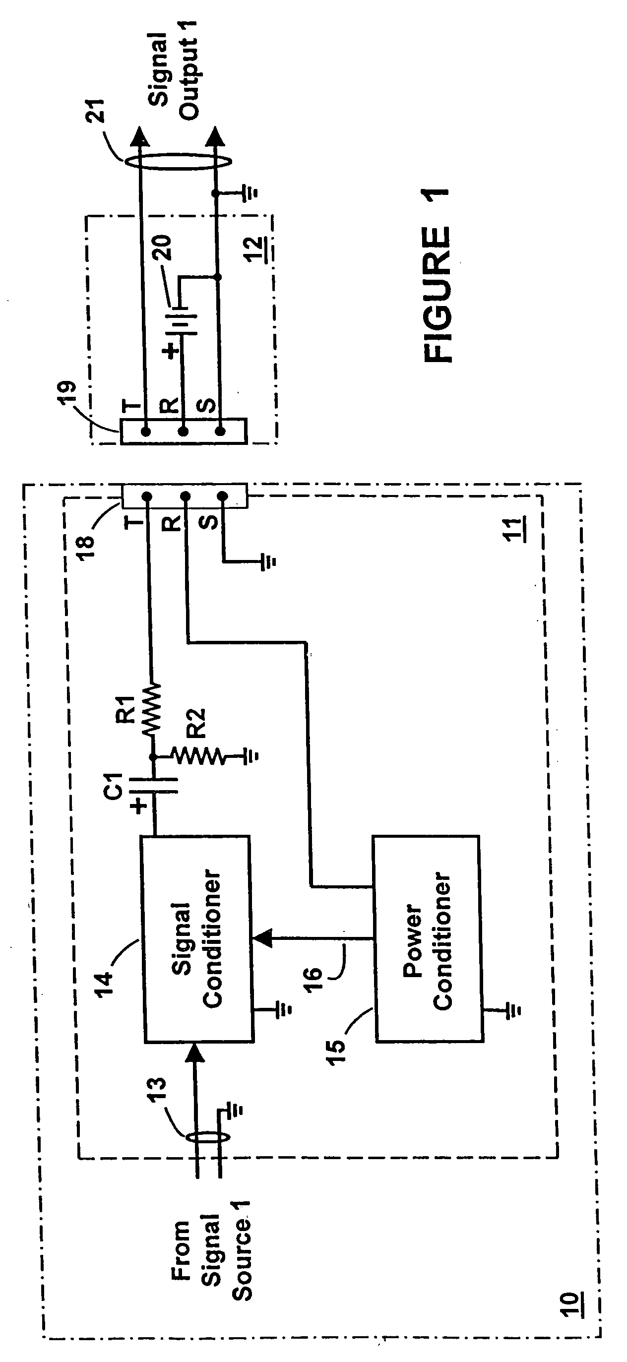 Apparatus for powering an electronic musical instrument