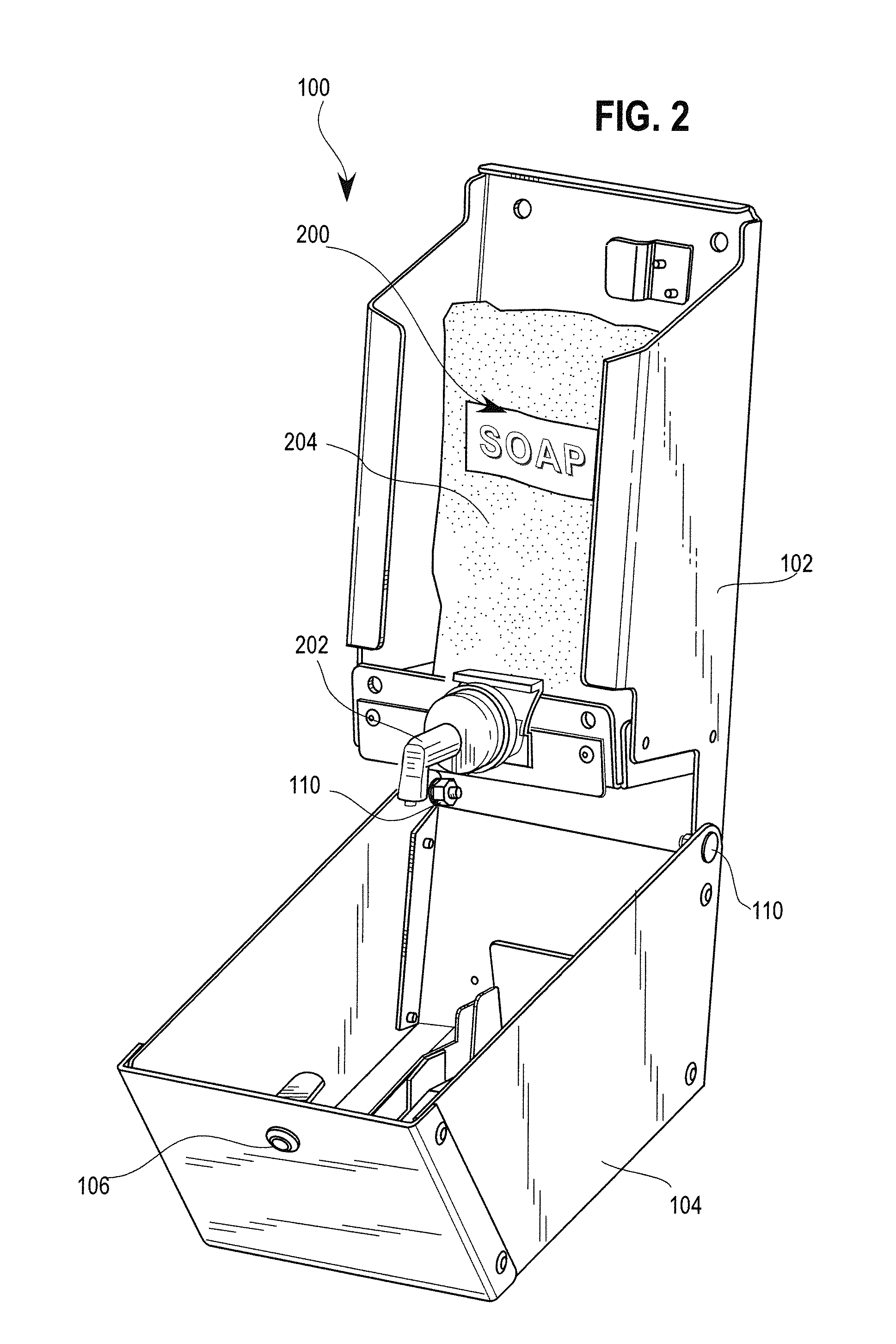 Tamper-proof and ligation resistant dispenser for liquids