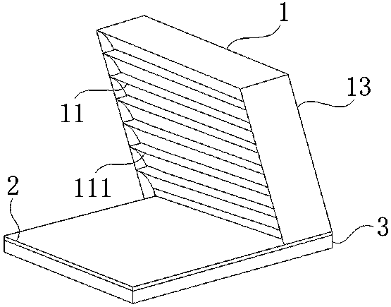 Non-faceup solar panel