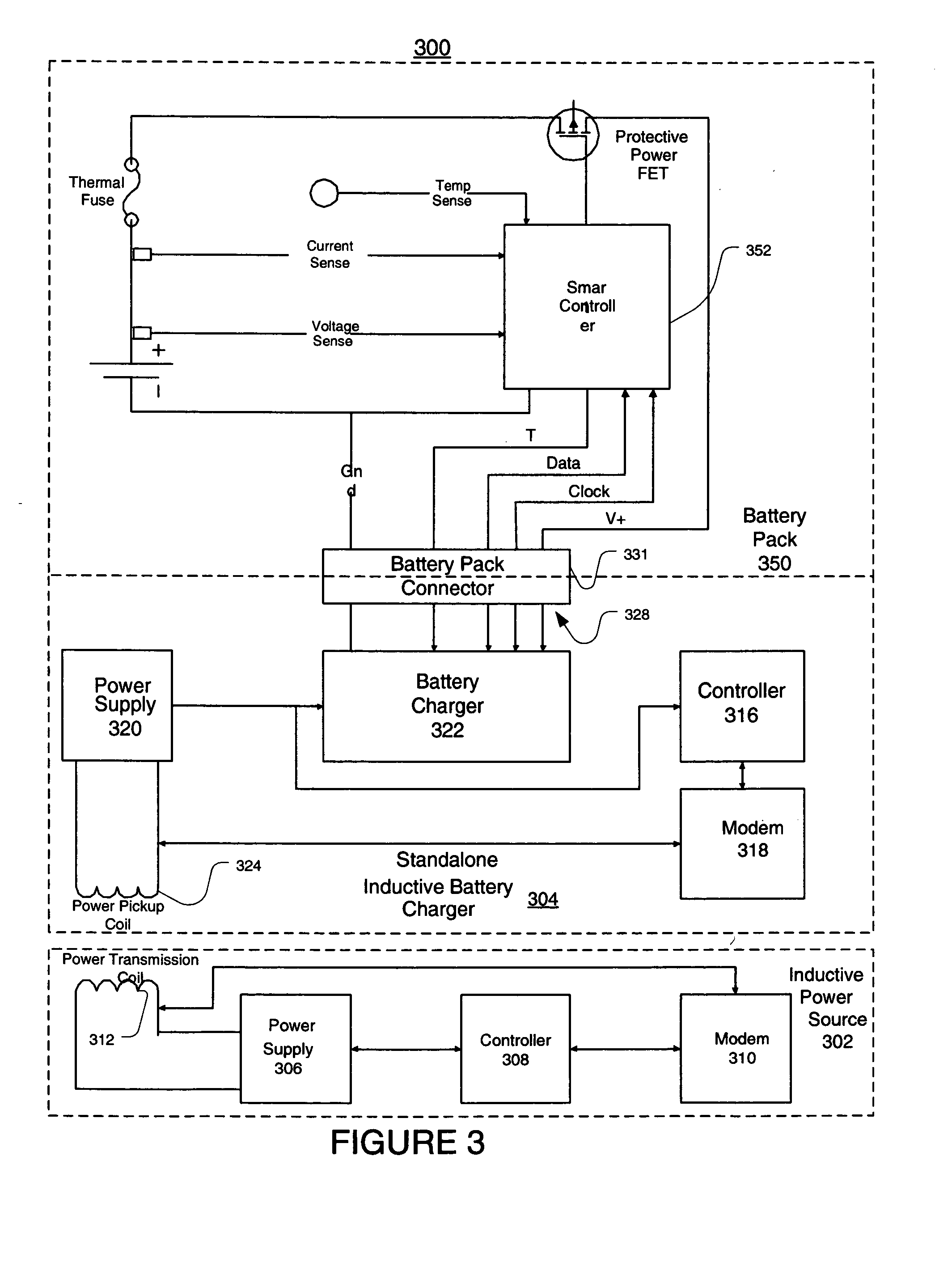 Inductive battery charger