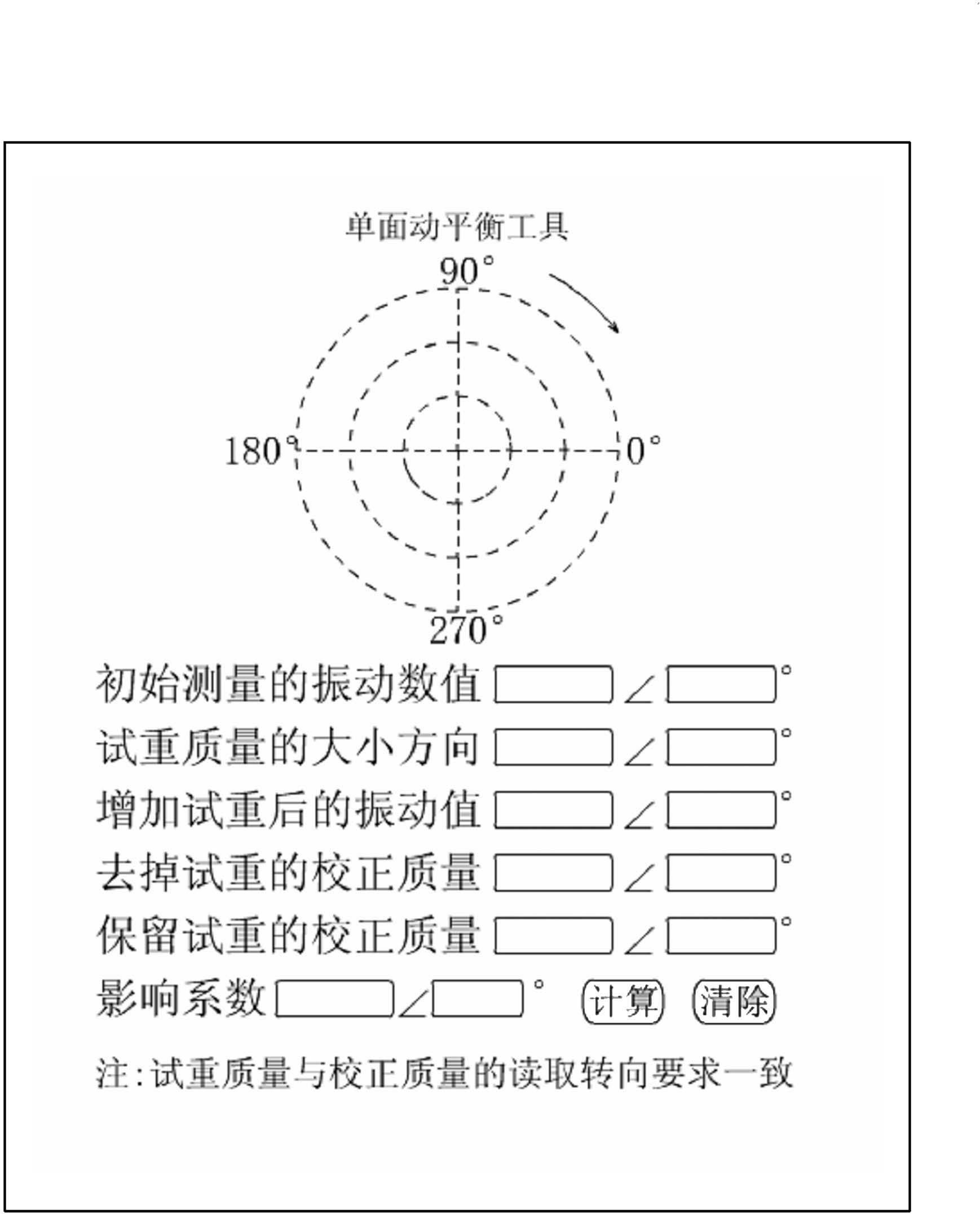 Single-side dynamic balance tool