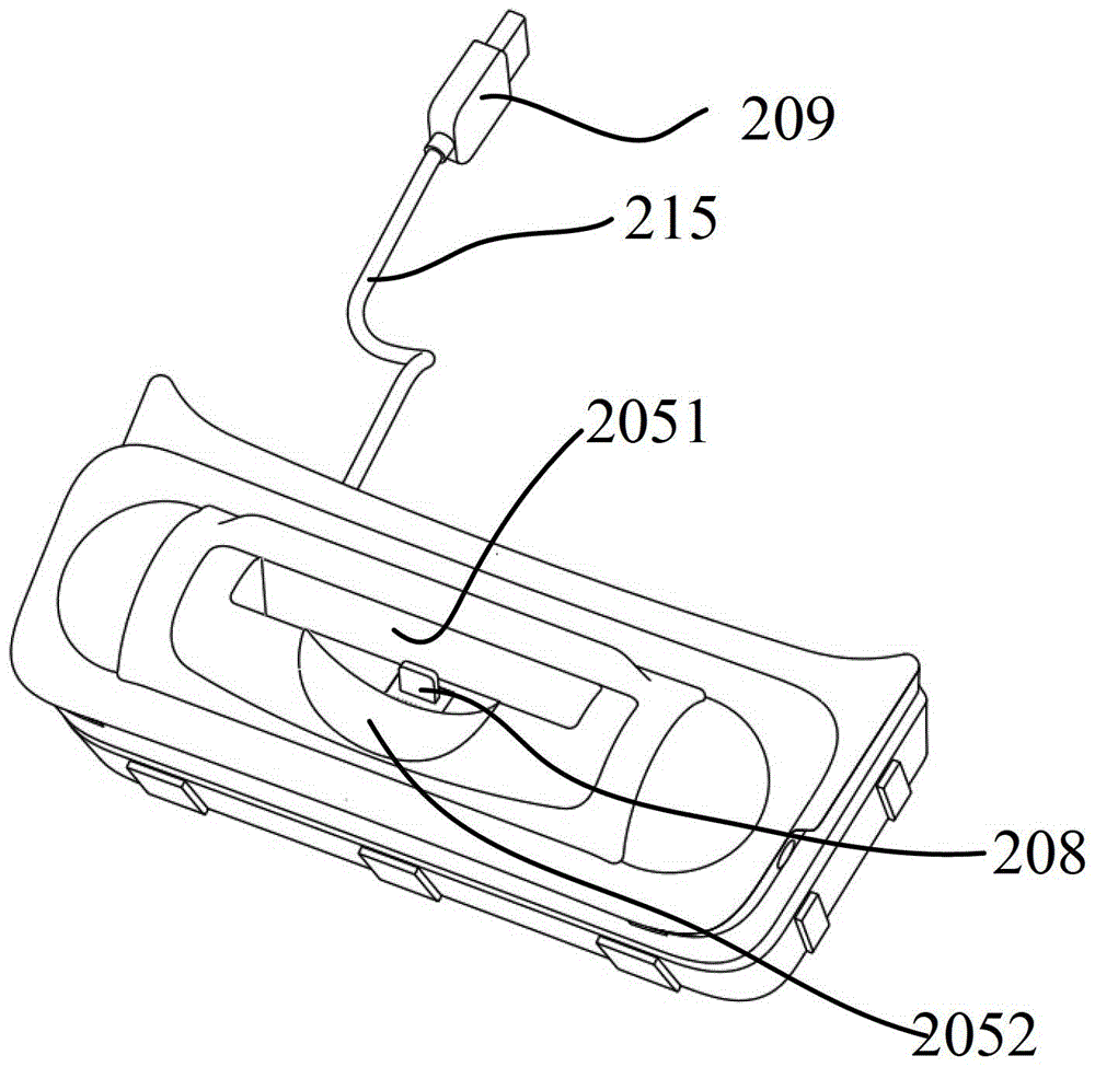 A vehicle portable terminal charging device and vehicle center console