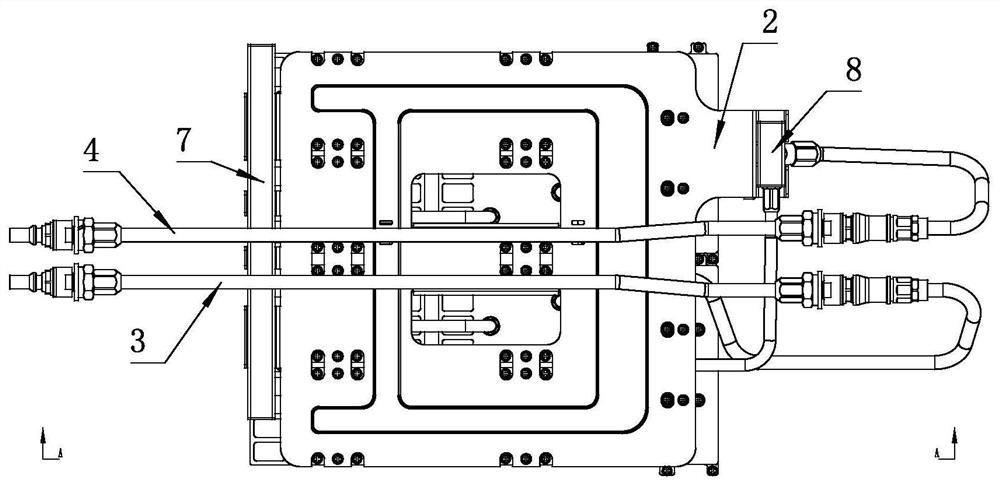 Integrated floatable AI server liquid cooling assembly