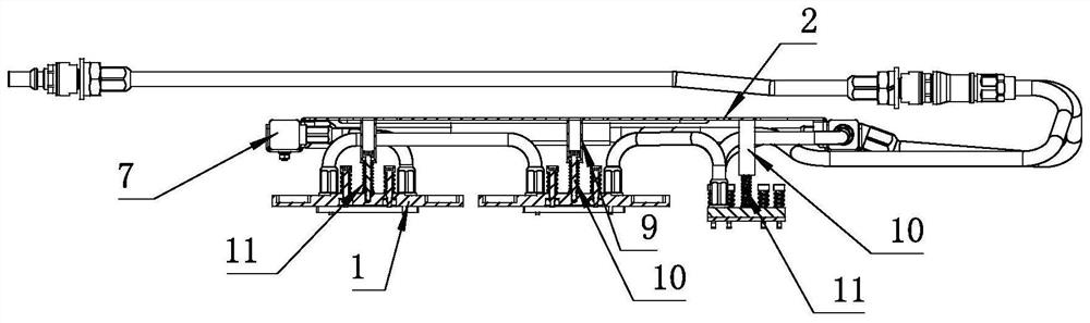 Integrated floatable AI server liquid cooling assembly