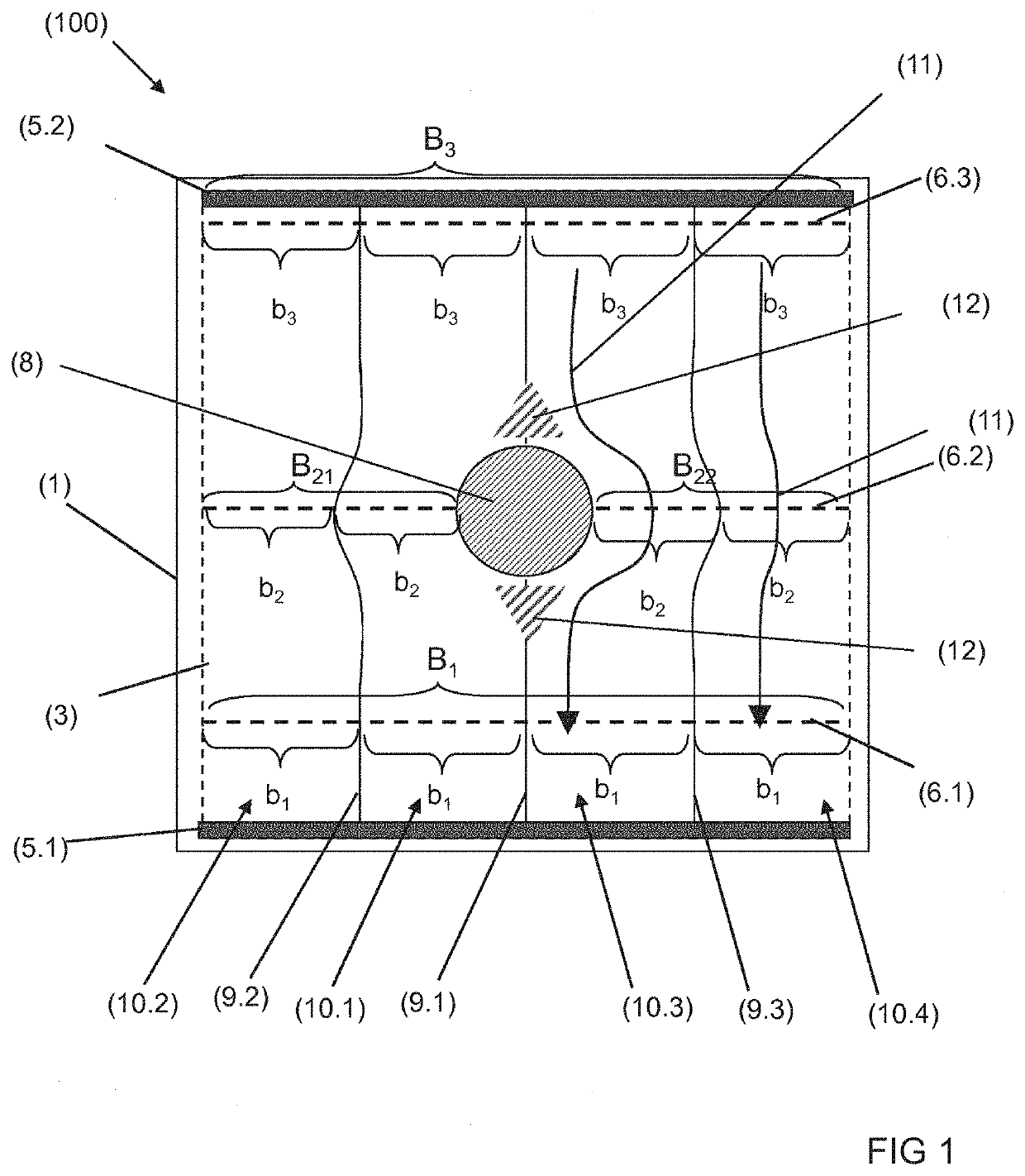 Pane having an electric heating layer