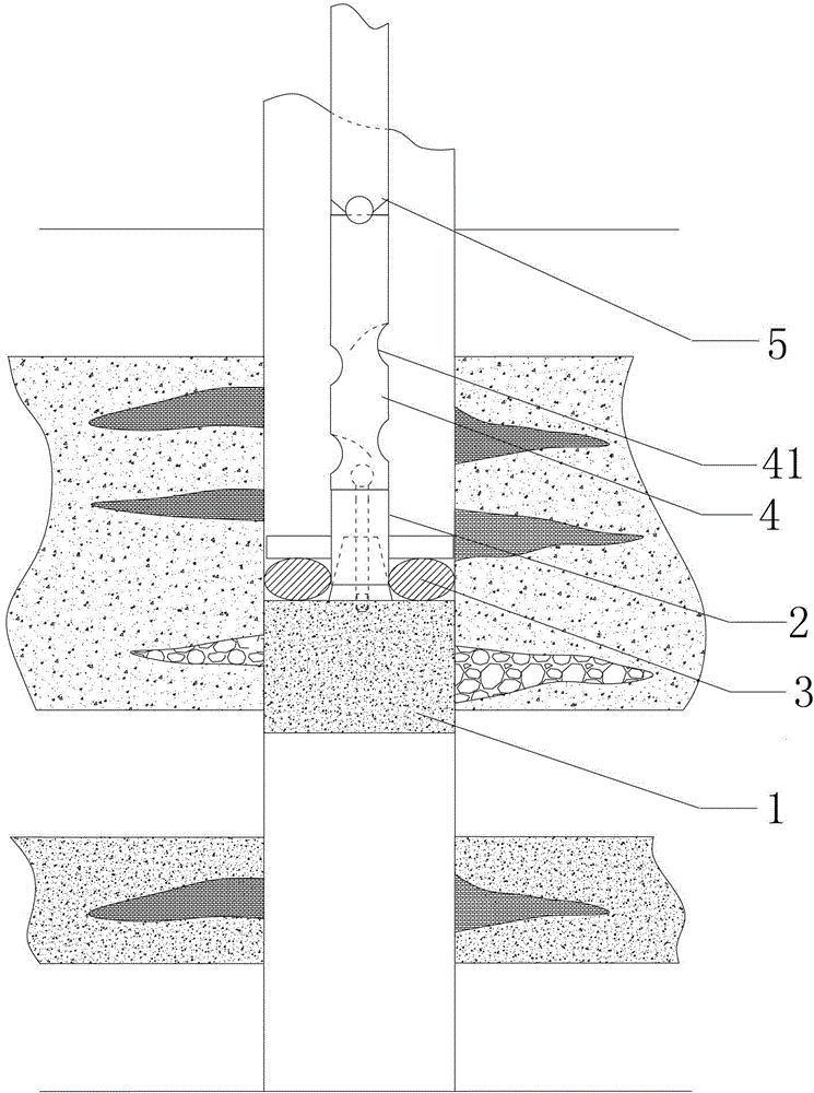 Production tubular column for rhythm oil layer gravity gas drive and method thereof