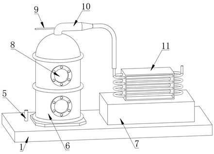 Integrated marine seawater desalting device