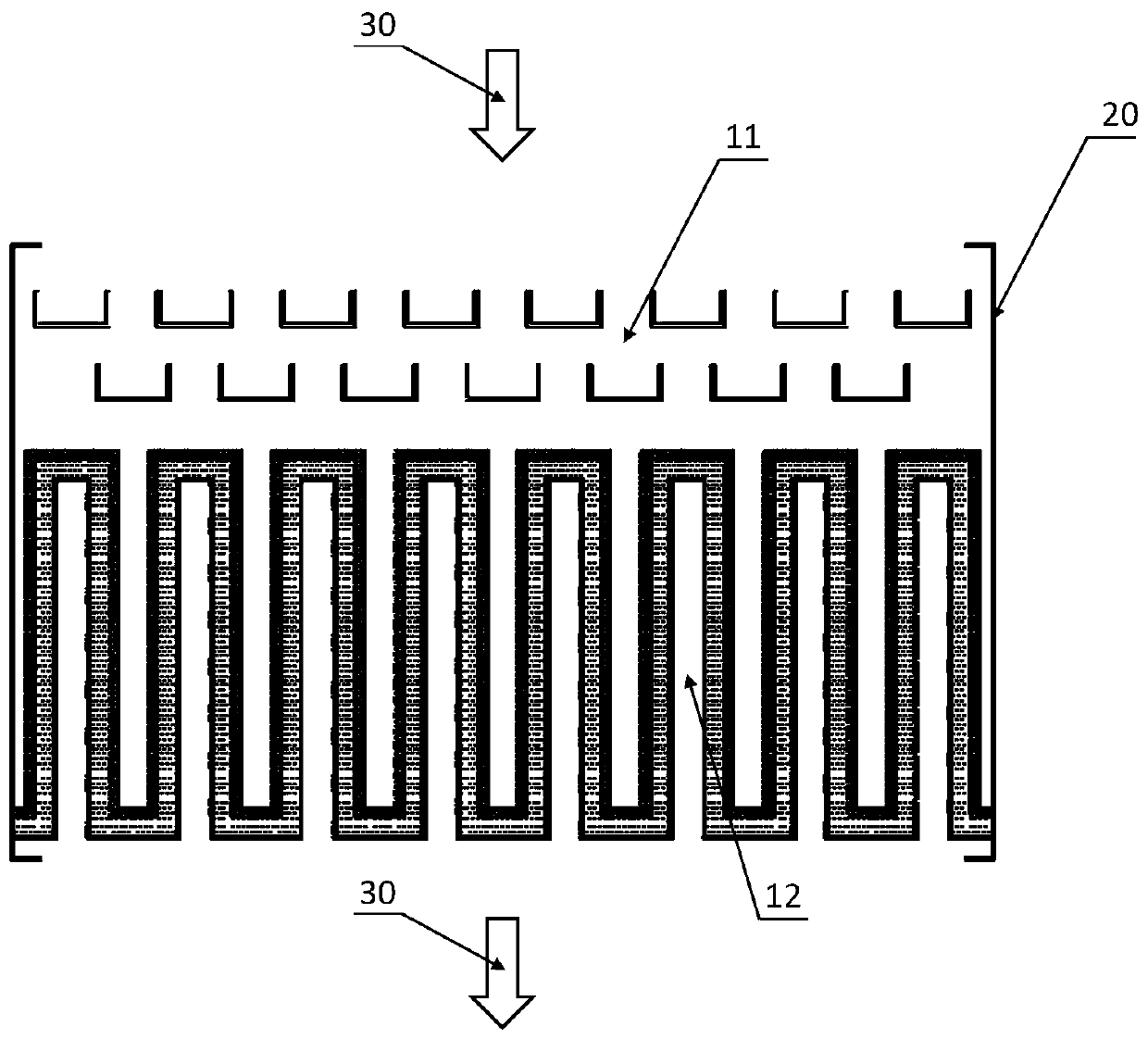 Filtering module for separating over-spray paint mist in airflow