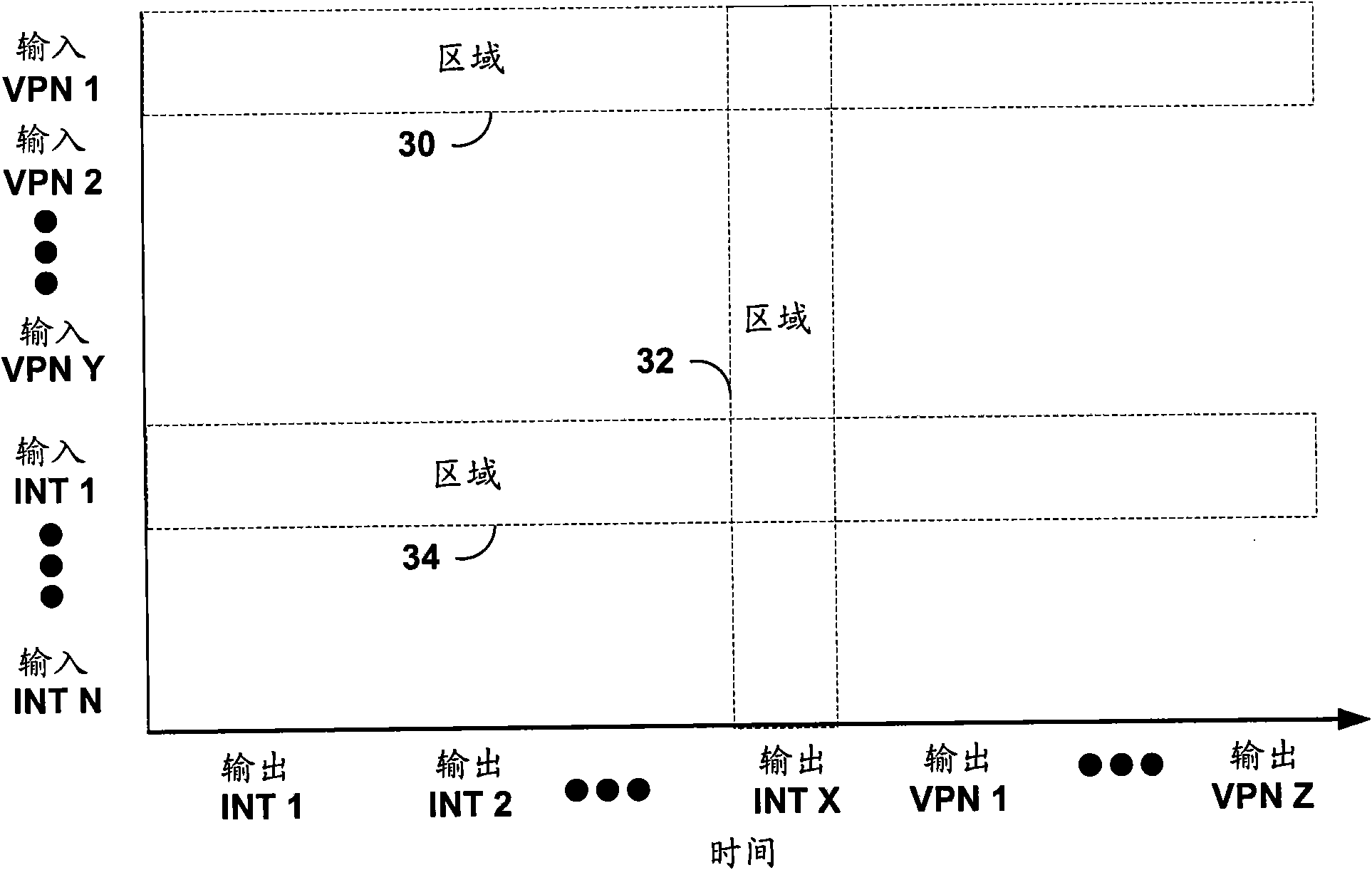 Routing device having integrated MPLS-aware firewall