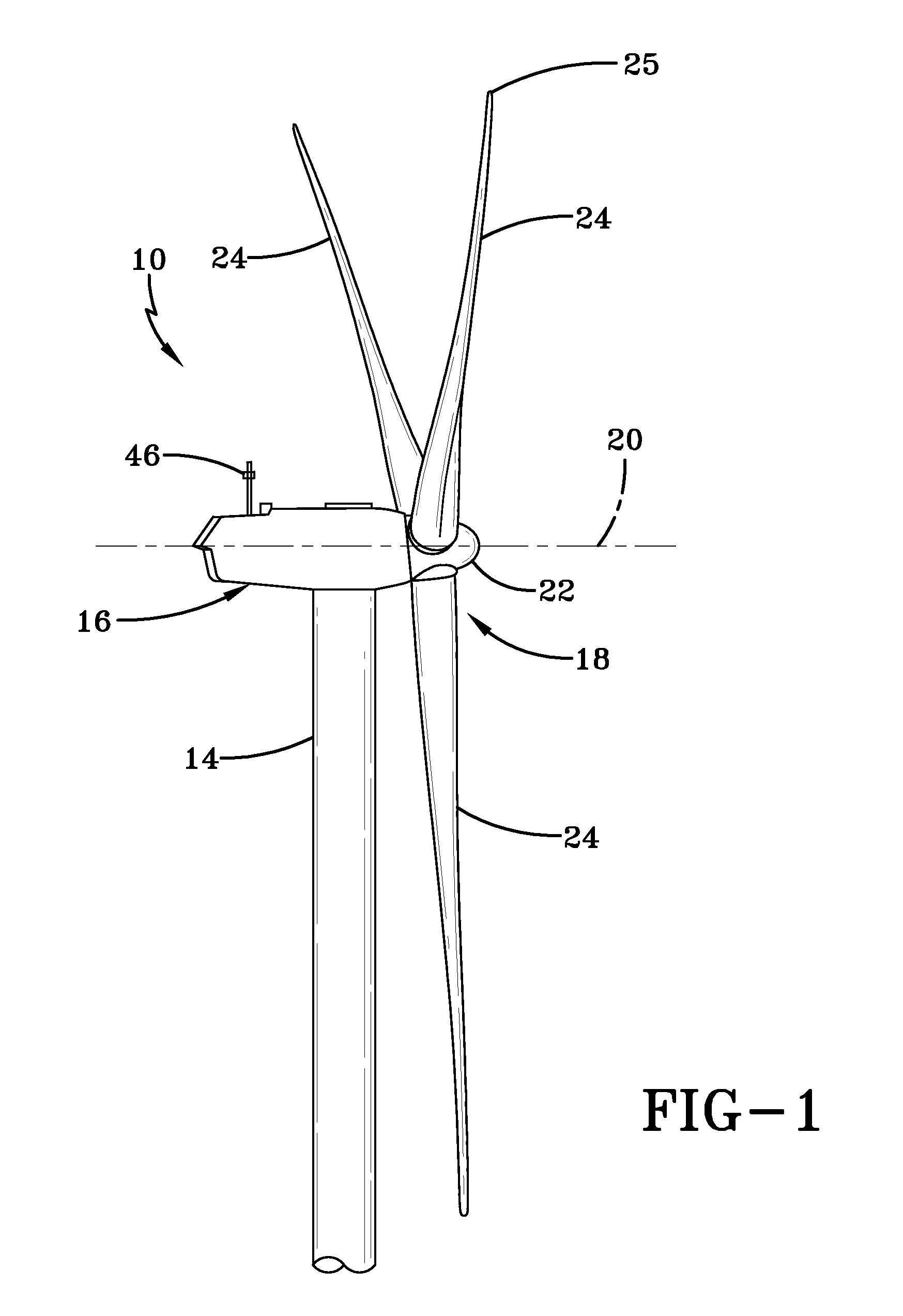 Method and apparatus for controlling the tip speed of a blade of a wind turbine