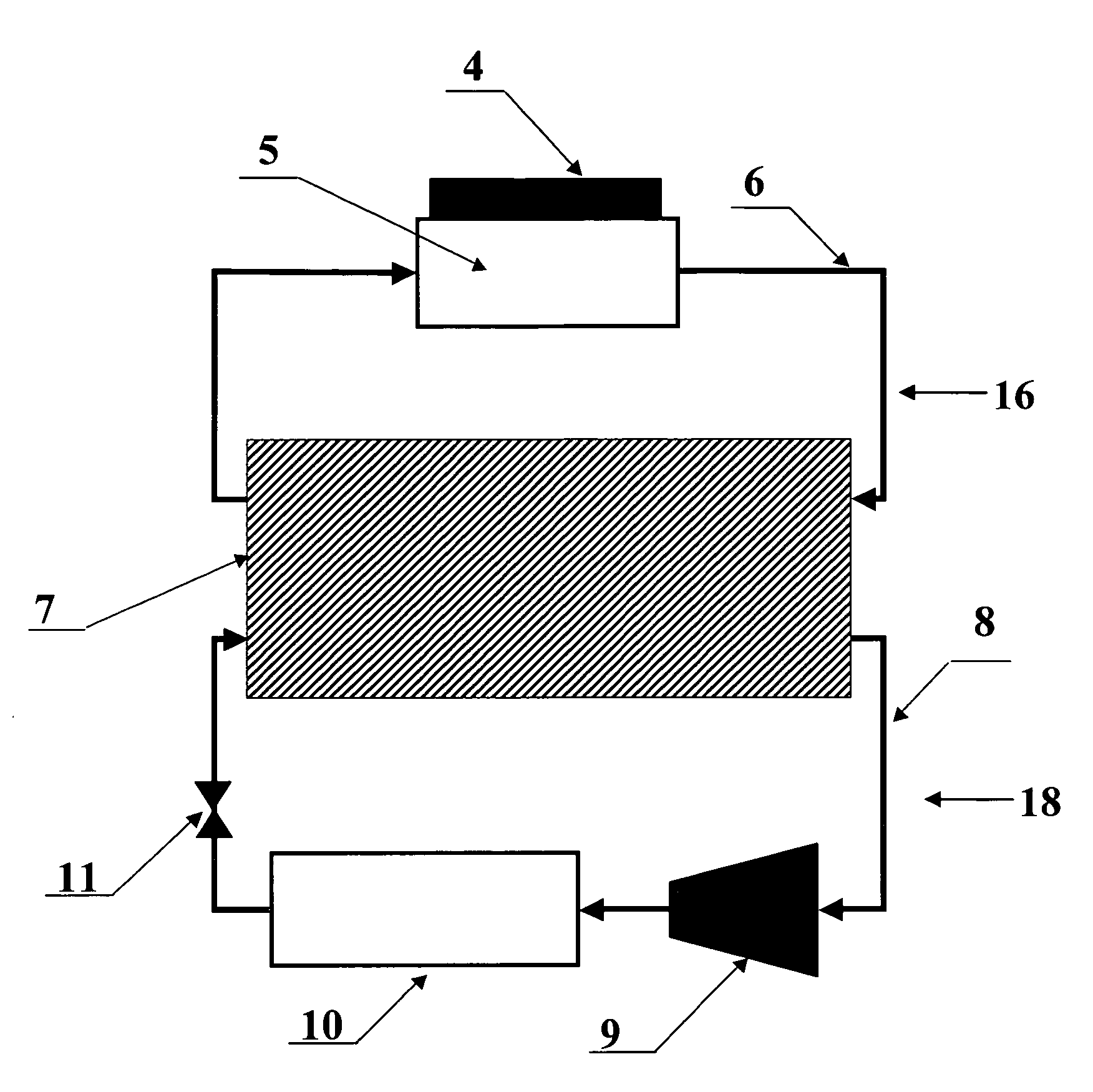 Method and apparatus for absorbing thermal energy