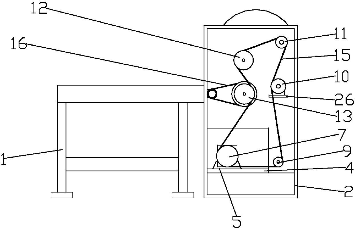 Automatic film covering machine