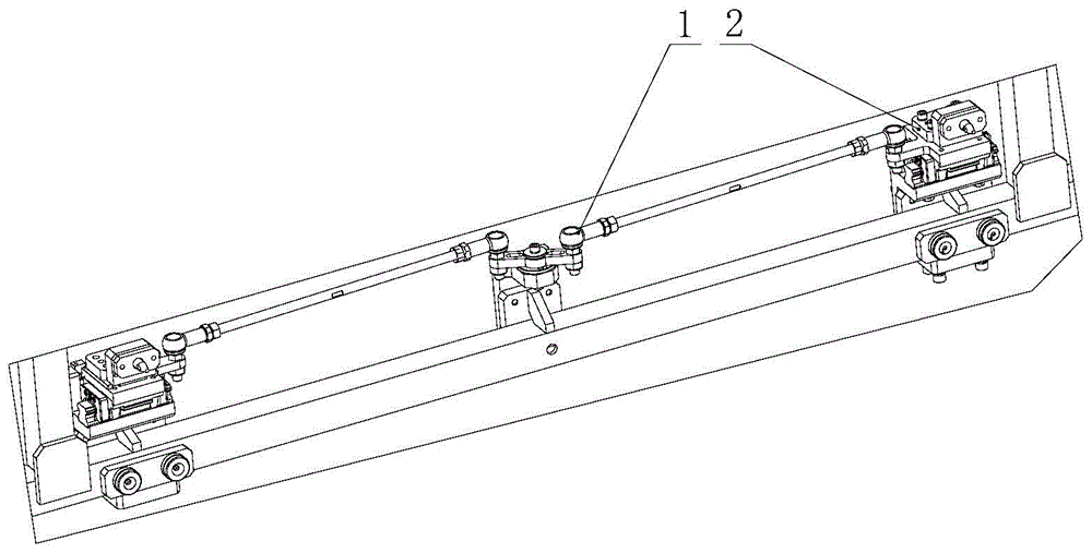 Welding centering checking fixture for automobiles