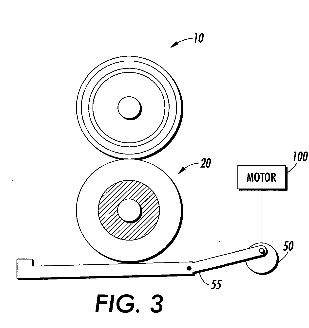 Closed loop control of nip pressure in a fuser system