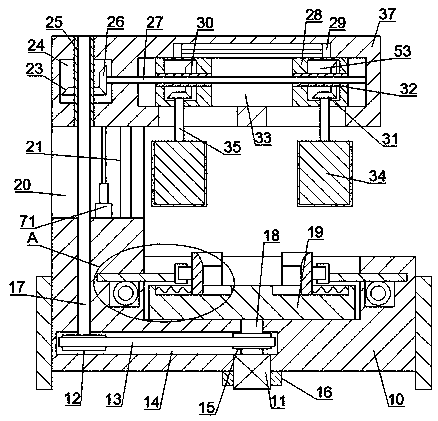 Compressor housing grinding and polishing device