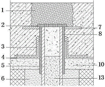 A well sealing method for the dewatering well at the bottom of the foundation pit