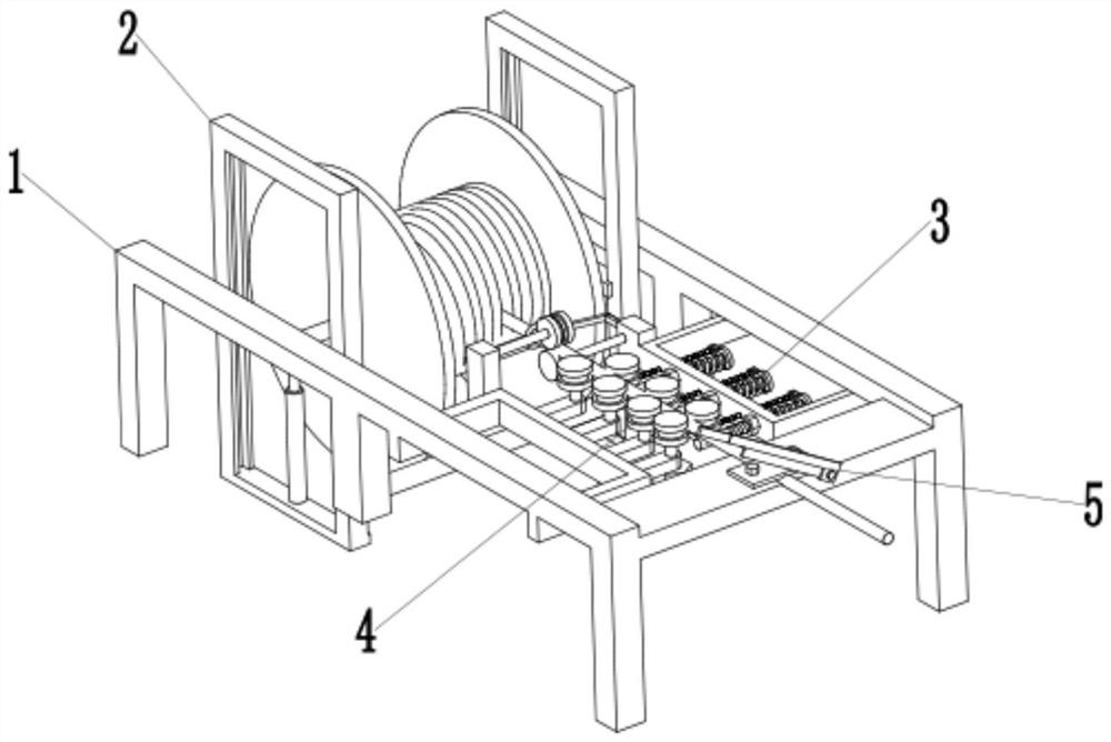 Pay-off device for power cables