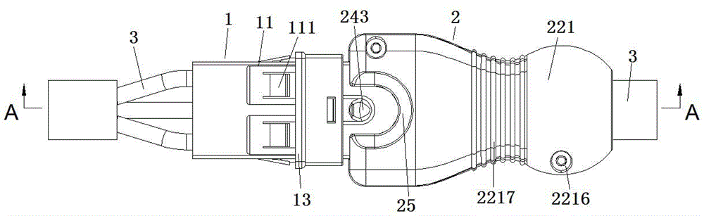 high current input connector for pdu