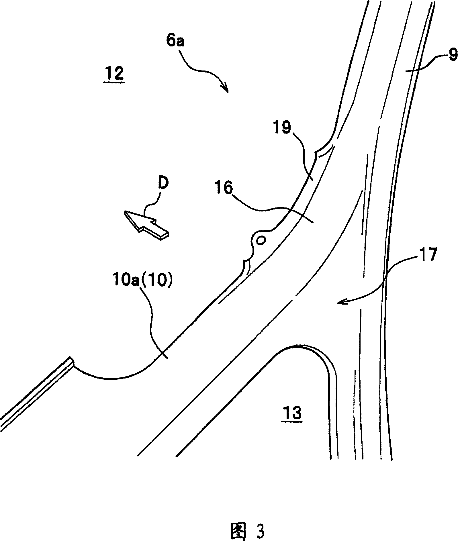 Hatchback door structure for vehicles