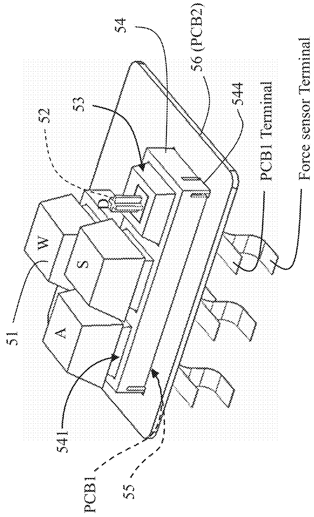 Hybrid digital analog key switch